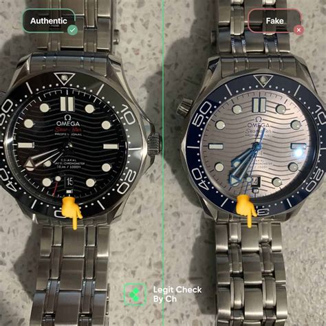 fake omega seamaster professional|how to identify omega watch.